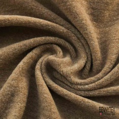 Coupon 3m Tricot de laine velours uni anthracite