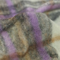 Jersey de laine bouillie fushia