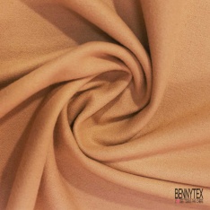 Velours de laine uni glaise