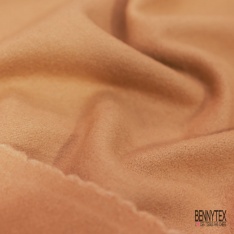 Velours de laine uni glaise