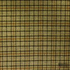 Tartan de laine gratté fin ton noir beige chaud gris moyen chiné