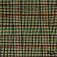 Laine souple cachemire carreaux anglais gazon fushia kaki marine turquoise fond crème