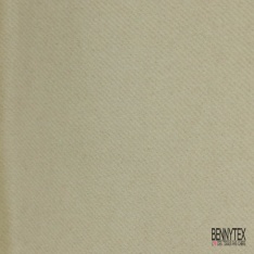 Mohair de laine vierge rayure horizontale beige café