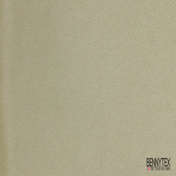 Mohair de laine mastique envers thermocollé semi fluide