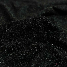 Maille gaufrée motif jersey tricotée orange mandarin lurex rouge