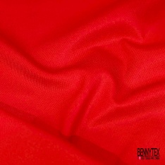 Gabardine viscose sergé fine rayure horizontale noir sable