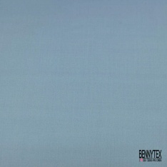 Gabardine de laine élasthanne froissée fine rayure blanc discret envers brun recto noir