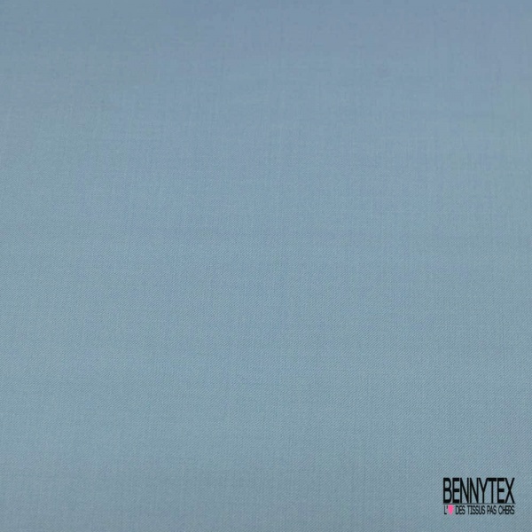 Gabardine polylaine élasthanne uni ombre bleue