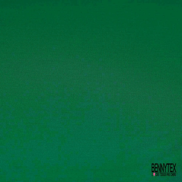 Maille technique fine viscose acétate uni vert clairière ombragée