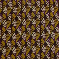 Popeline coton élasthanne digital imprimé abstrait multicolore