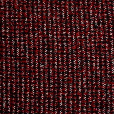 Natté de laine fantaisie sergé brun froid crème