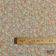 Voile coton imprimé cachemire multicolore