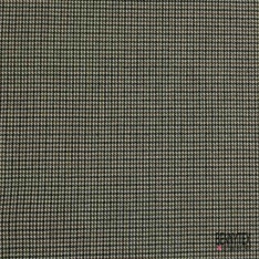 Drap de laine souple très fin pied de puce noir gris anthracite