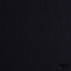 Chevron de laine souple chiné noir gris clair