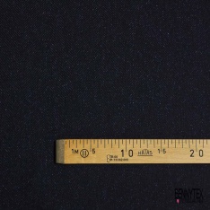 Chevron de laine souple chiné noir gris clair