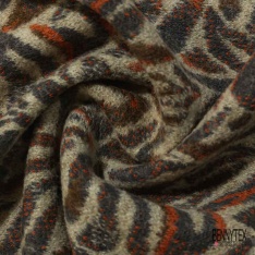 Laine bouillie uni noir charbon