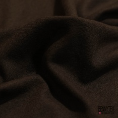 Jersey de laine milano cachemire de luxe motif tartan noir Fjord