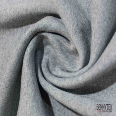 Molleton envers gratté rose dragées grande laize