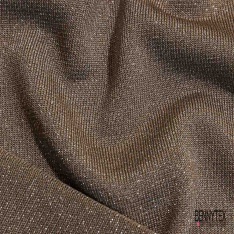 Maille Viscose Polyester Coton Motif Amérindien Rouge Blanc fond Marine