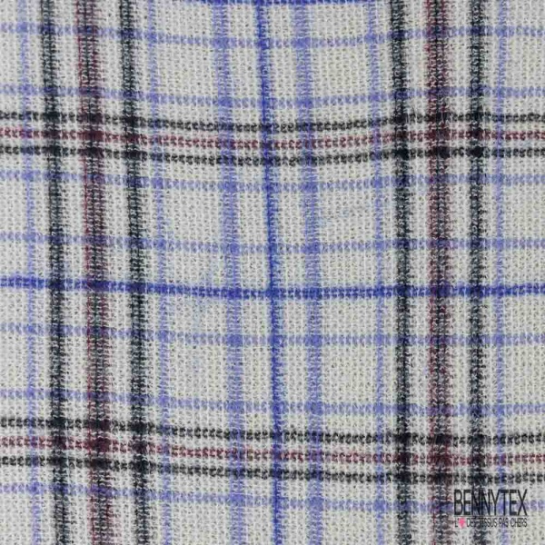 Coupon 3m jersey flammé blanc discret