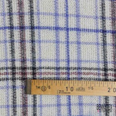 Coupon 3m jersey flammé blanc discret