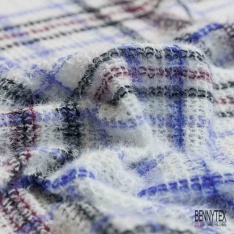 Coupon 3m jersey flammé blanc discret