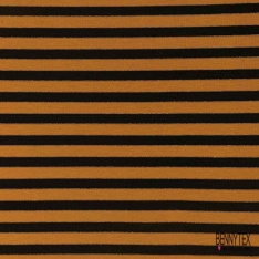 Jersey viscose imprimé digital baroque blanc cassé fond noir