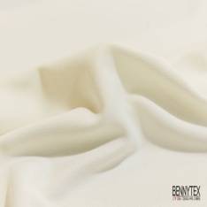 Maille polyester élasthanne uni corbeau