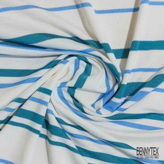 Maille polyester élasthanne uni noir