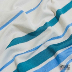 Maille polyester élasthanne uni noir