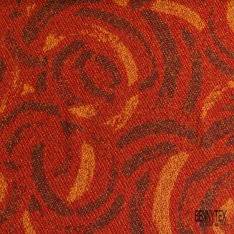 Laine bouclette souple et fluide tartan gris blanc cassé rouille noir beige