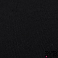 Coupon 3m molleton gratté noir grande laize