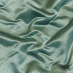 Satin d'ameublement coton polyester semi rigide uni jaune embrumé