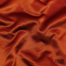 Satin d'ameublement coton semi rigide uni bleu aqua