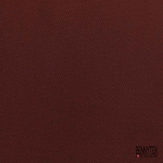 Satin coton apprêté smei rigide uni acajou