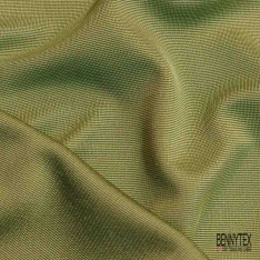 Maille technique fine viscose acétate uni vert clairière ombragée