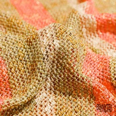 Jersey tricot lache laine blanc cassé