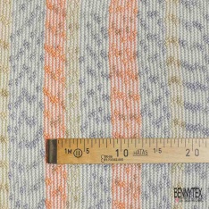 Jersey tricot lache rayon coton chiné marine bleu nuit ciel