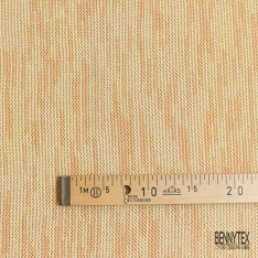 Jersey tricot lache rayon coton chiné noir blanc