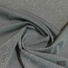 Maille tricot fine lurex or fond or vieilli