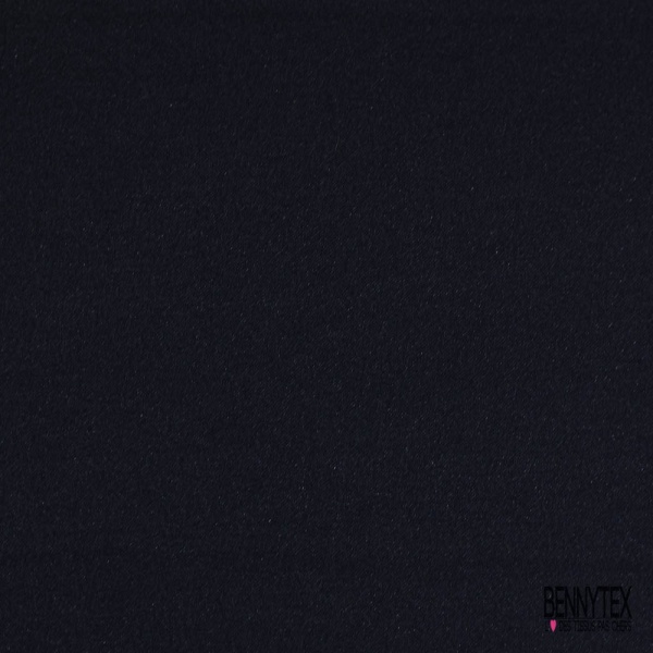 Jersey milano polyamide viscose élasthanne uni bleu nuit