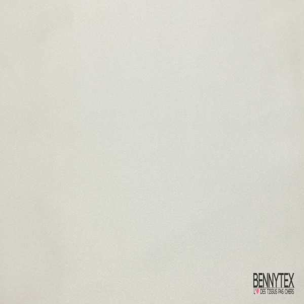 Twill de soie uni blanc naturelle petite laize