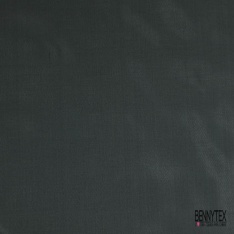 Organza de soie uni gris perle