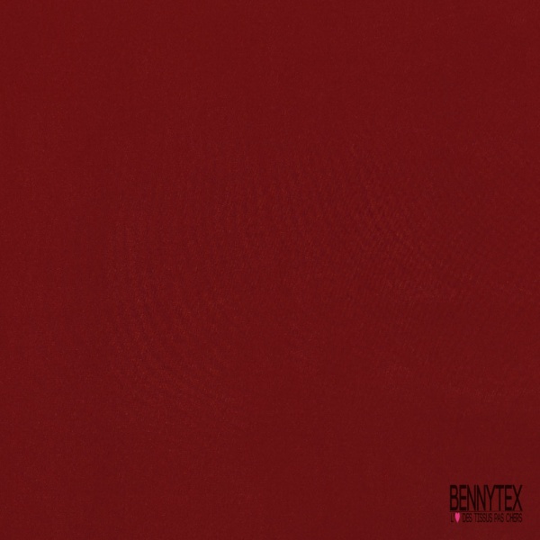 Pongé de soie satiné élasthanne uni cerise petite laize