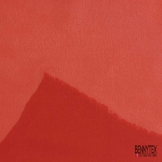 Mousseline de soie georgette satiné uni blanc discret