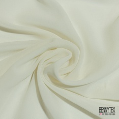 Mousseline de soie georgette rouge