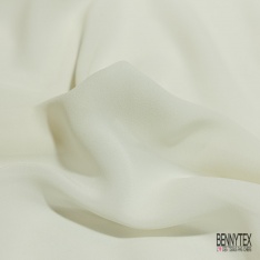 Mousseline de soie georgette rouge