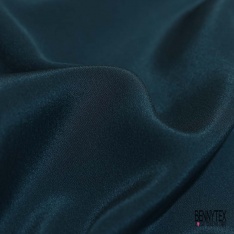 Crêpe de Chine 9 Mommes uni pétrole