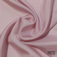 Pongé de soie uni framboise