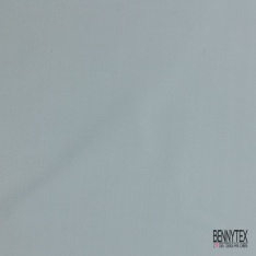 Triple organza de soie sauvage chiné gris acier blanc naturel